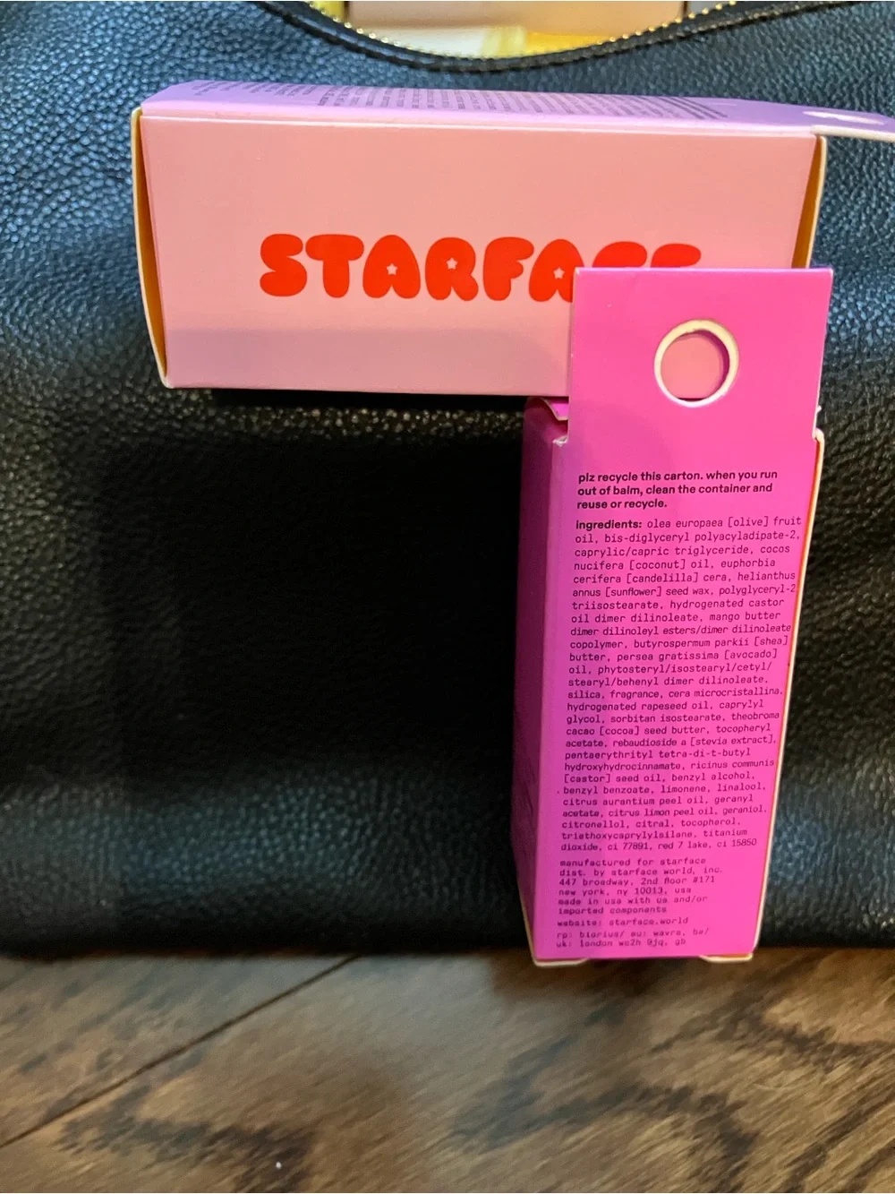 Star Balm Lip Balm Duo — Cherry Charm & Starfruit in Pink W/ free hair pins:):)